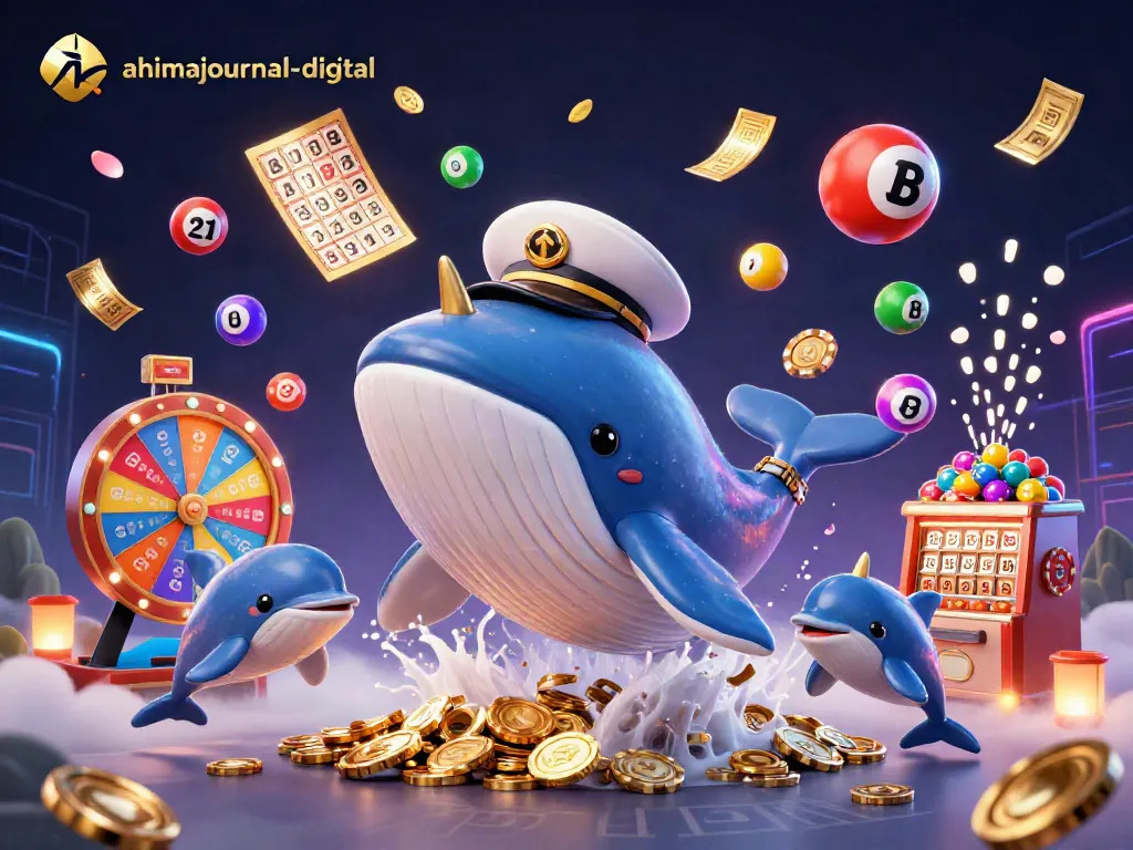 Engage with ahimajournal-digital's vibrant casino scene featuring playful characters amid dynamic gambling elements.